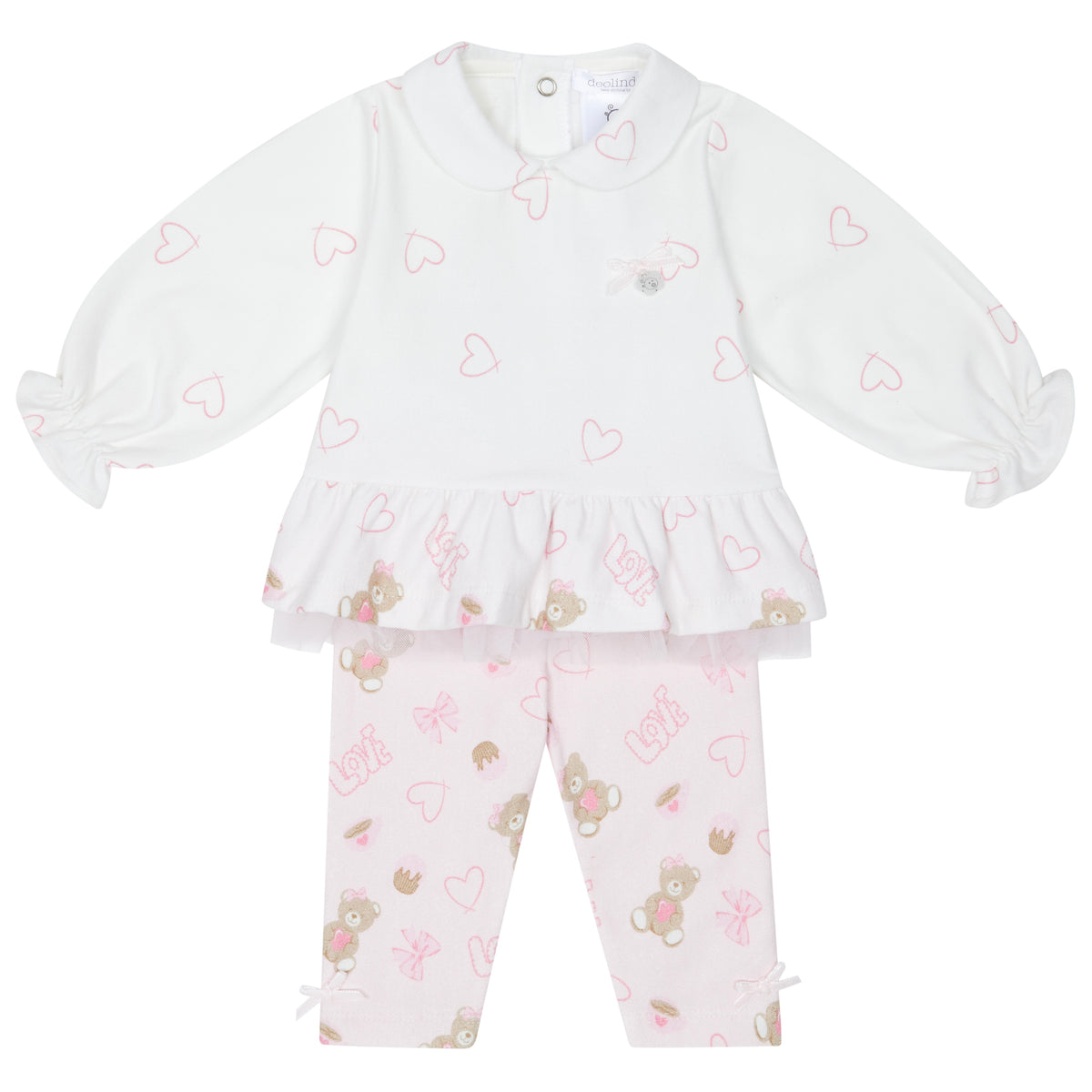 Deolinda 25717 Jazz Teddy Bear and Pom Pom Leggings Set In Stock Now main image 1