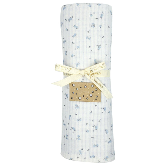 Baby pale blue swaddle blanket for Summer - Adora Childrenswear