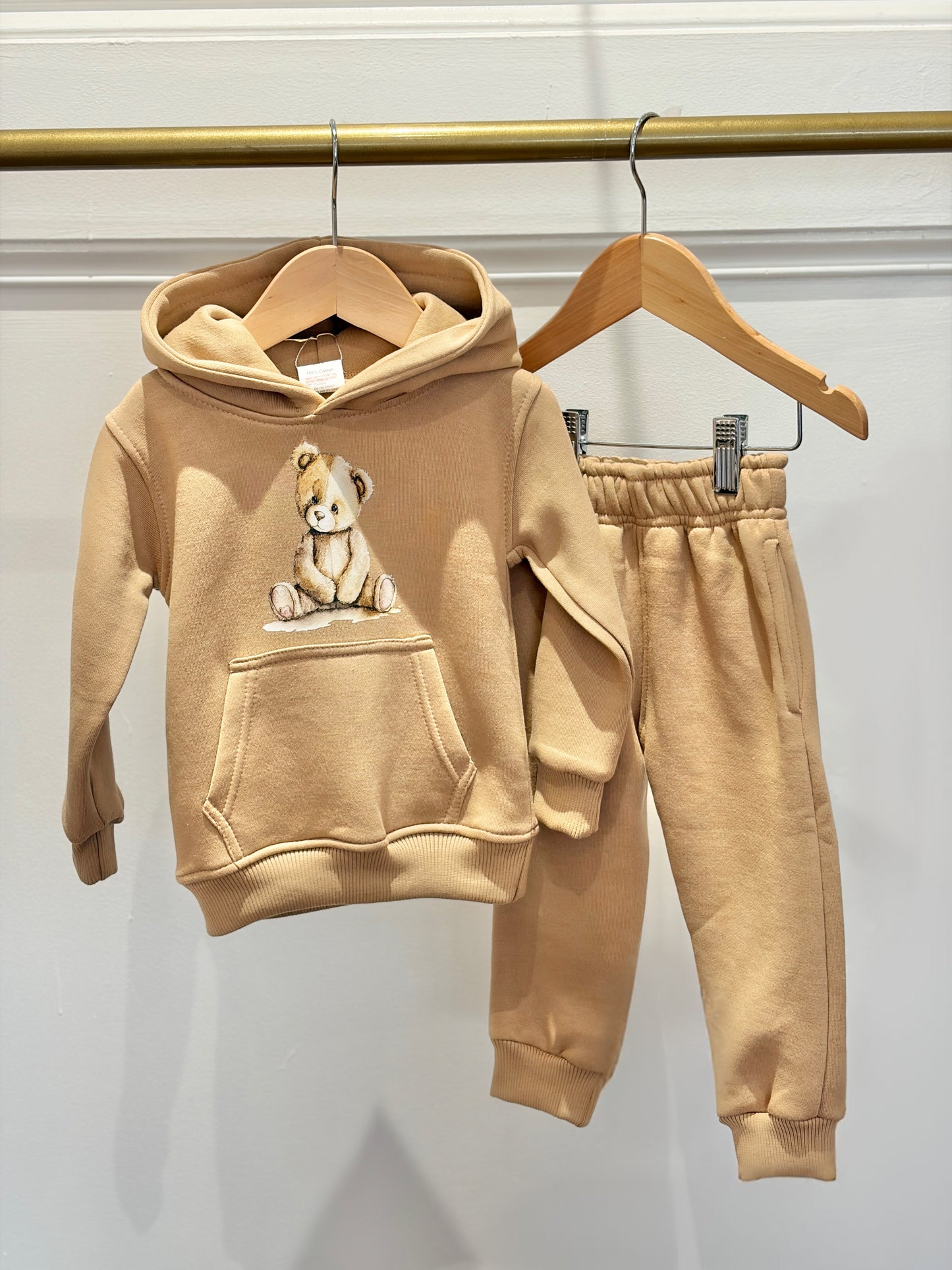 Arlo bear boys brown tracksuit 