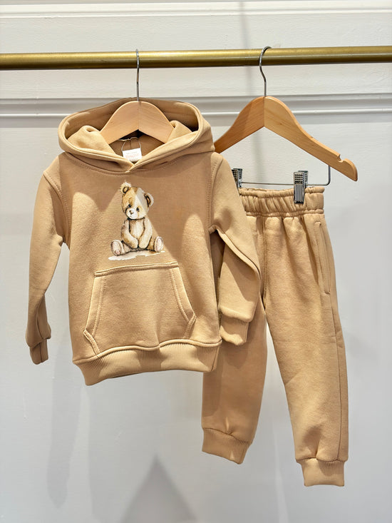 Arlo bear boys brown tracksuit 