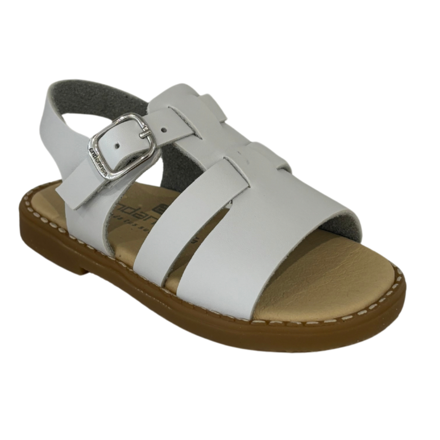 White Soft Leather Sandals 310