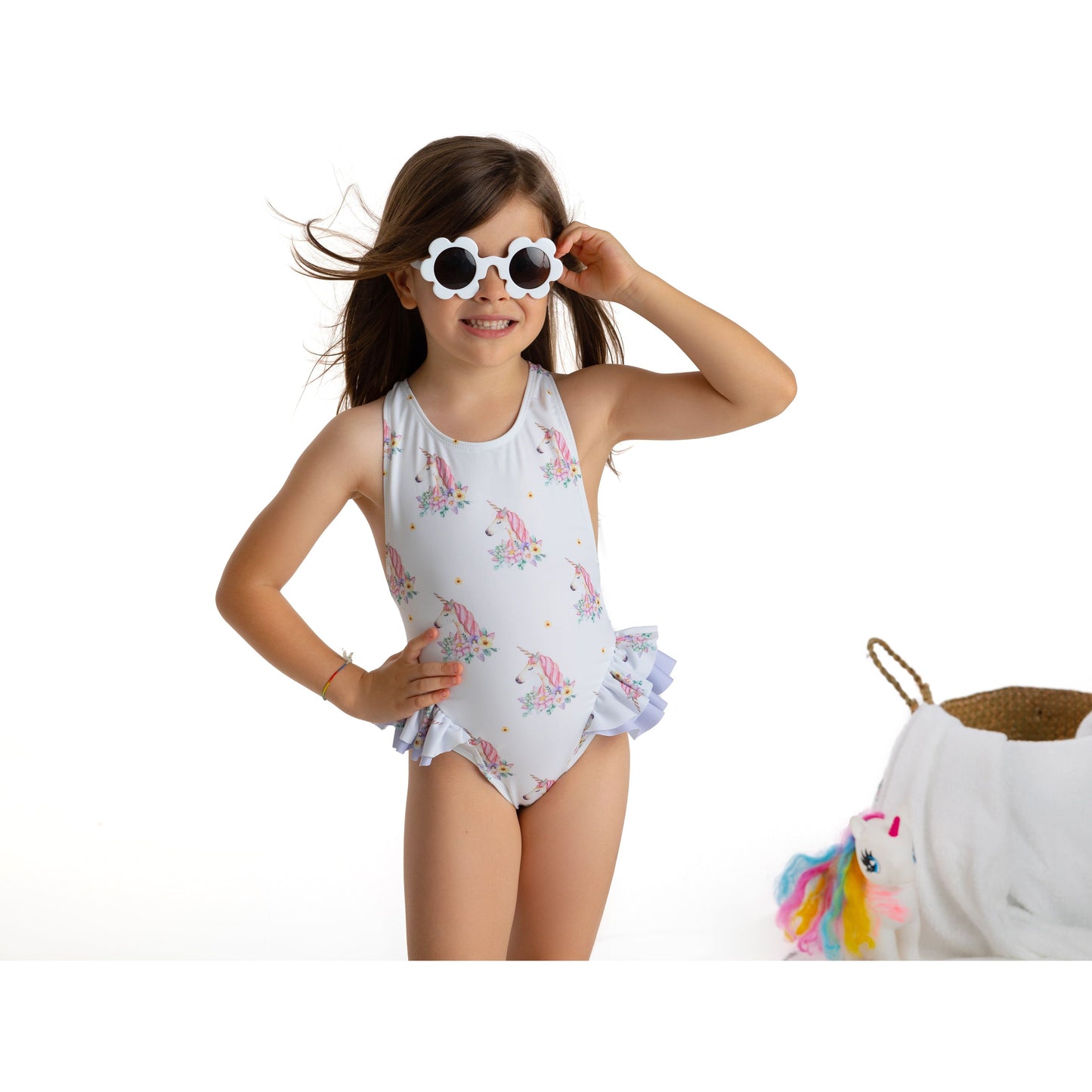 Meia Pata unicorns swim costume for girls - Adora