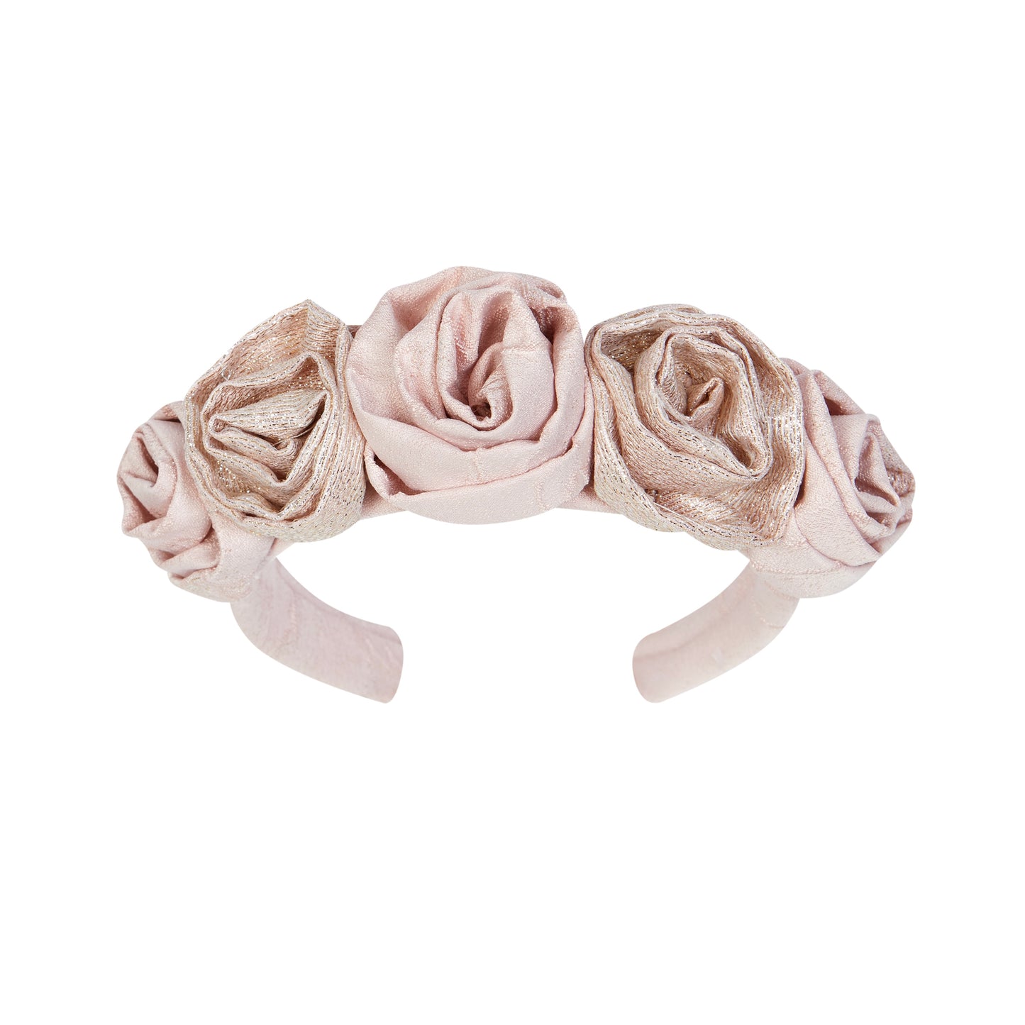 Dusky Pink Rose Flower Crown Headband 10121