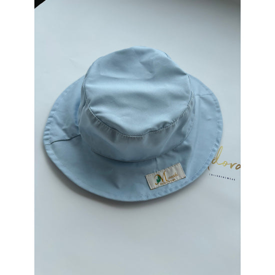 Boys pale blue beach/sun hat - Adora Childrenswear 