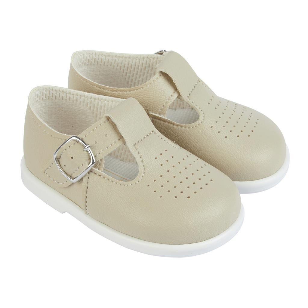 Beige First Walker Shoes Babypods – Adora Childrenswear