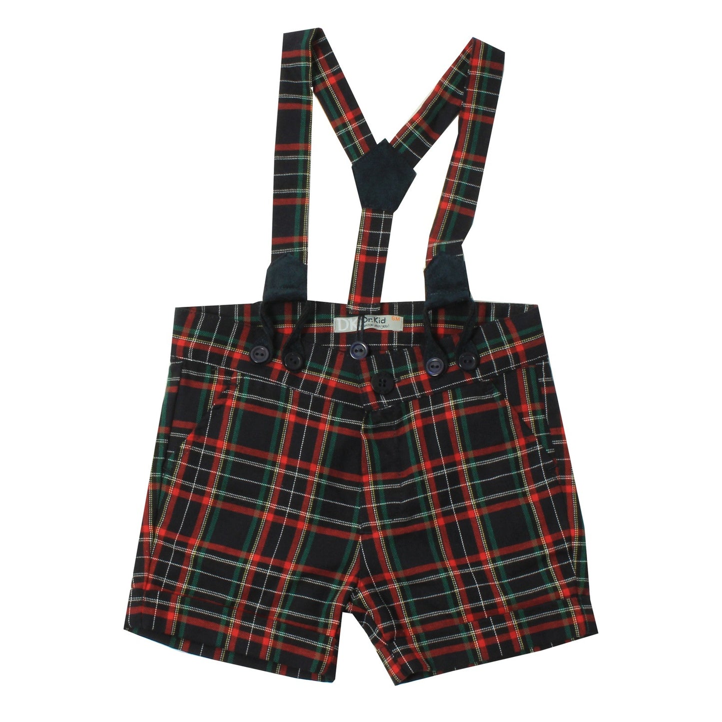 Load image into Gallery viewer, Traditional Tartan Shorts And Shirt 3301 - Lala Kids 
