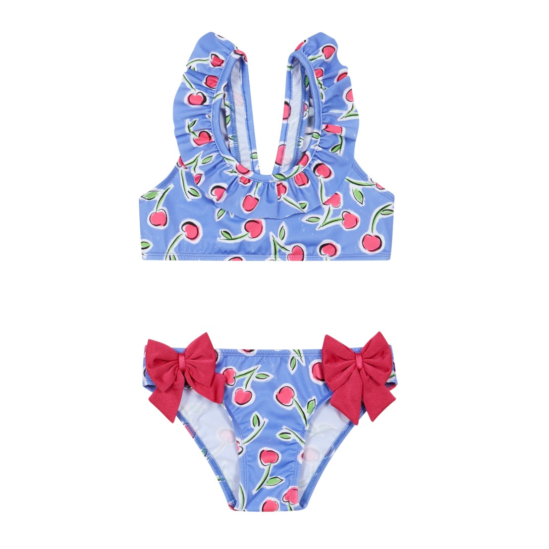 Deolinda girls cherry print bikini 