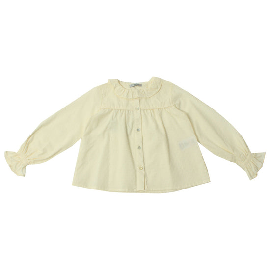 Load image into Gallery viewer, Ivory Plumetti Blouse 3300 - Lala Kids 
