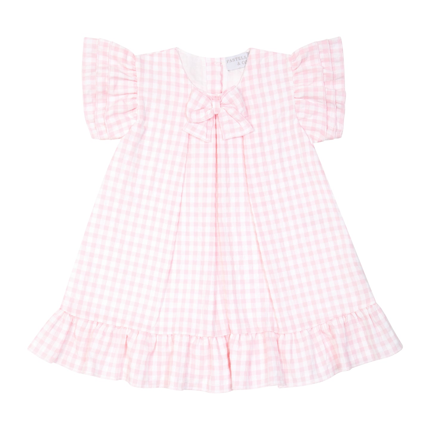 Pastels & Co pink gingham dress