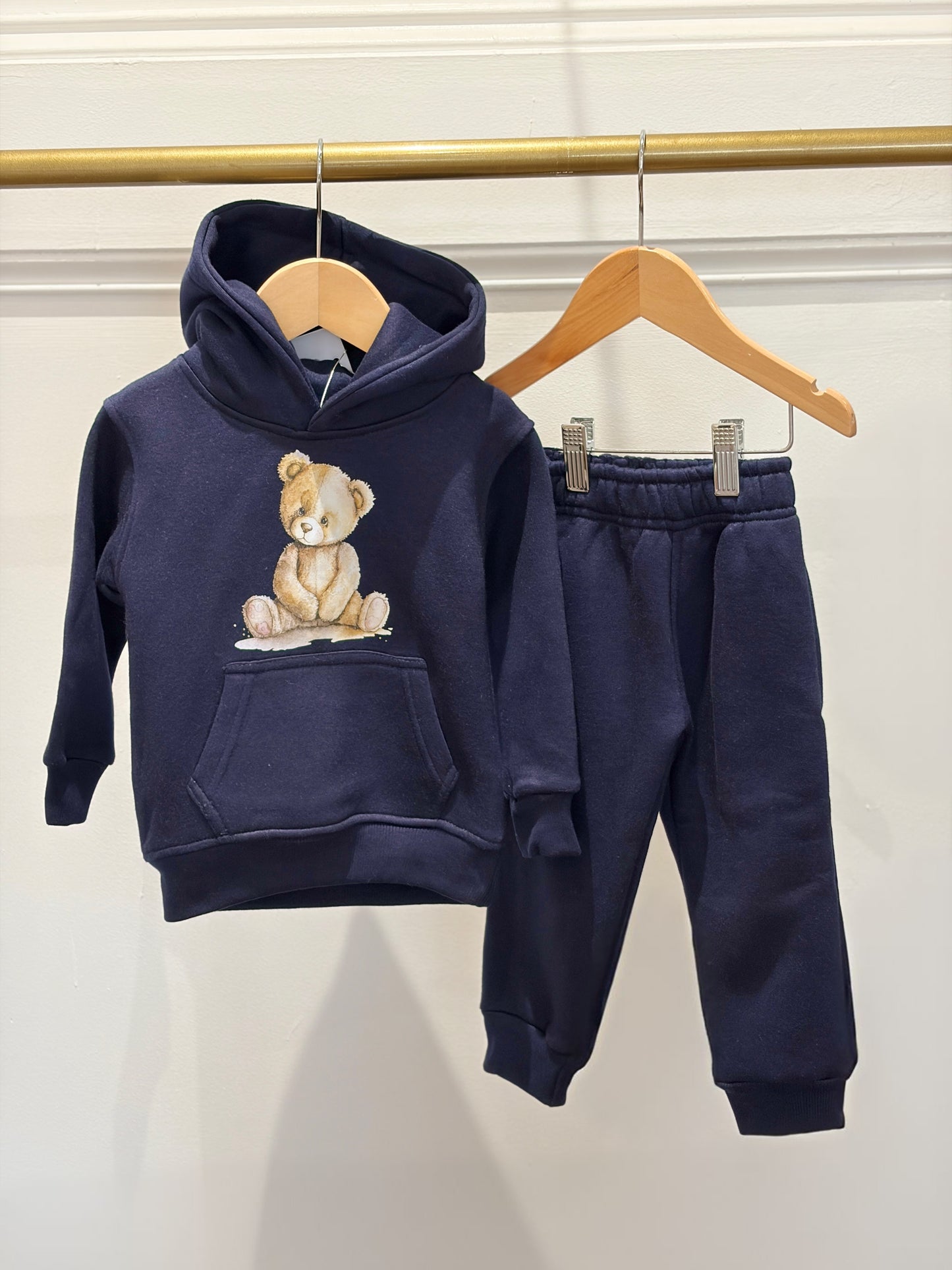 Navy Arlo bear tracksuit for boys 
