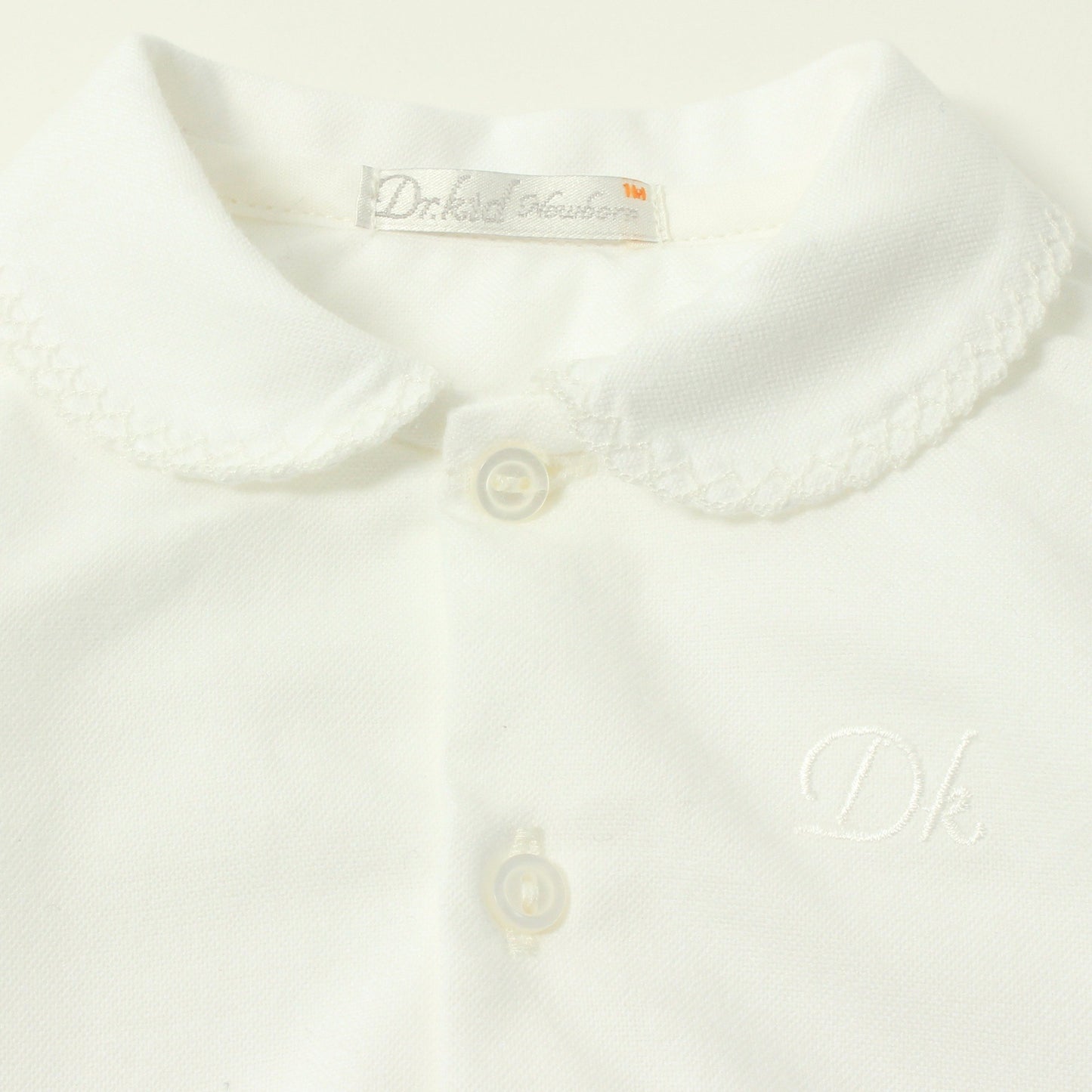 Load image into Gallery viewer, White Shirt Bodysuit 3205 - Lala Kids 
