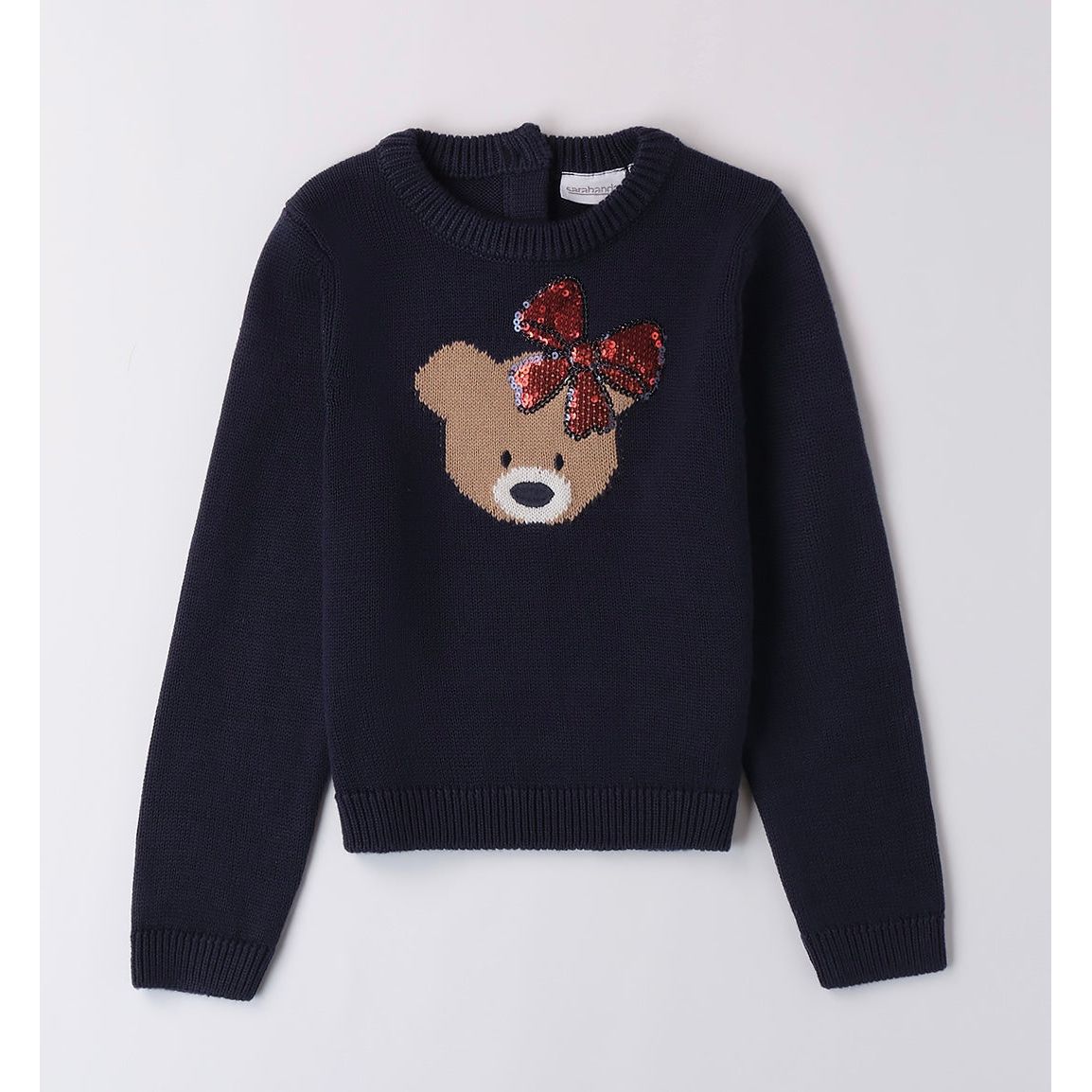 Girls teddy jumper best sale