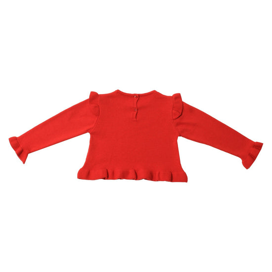 Knitted Red Jumper 3202 - Lala Kids 
