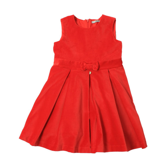 Red Velvet Dress 3296 - Lala Kids 