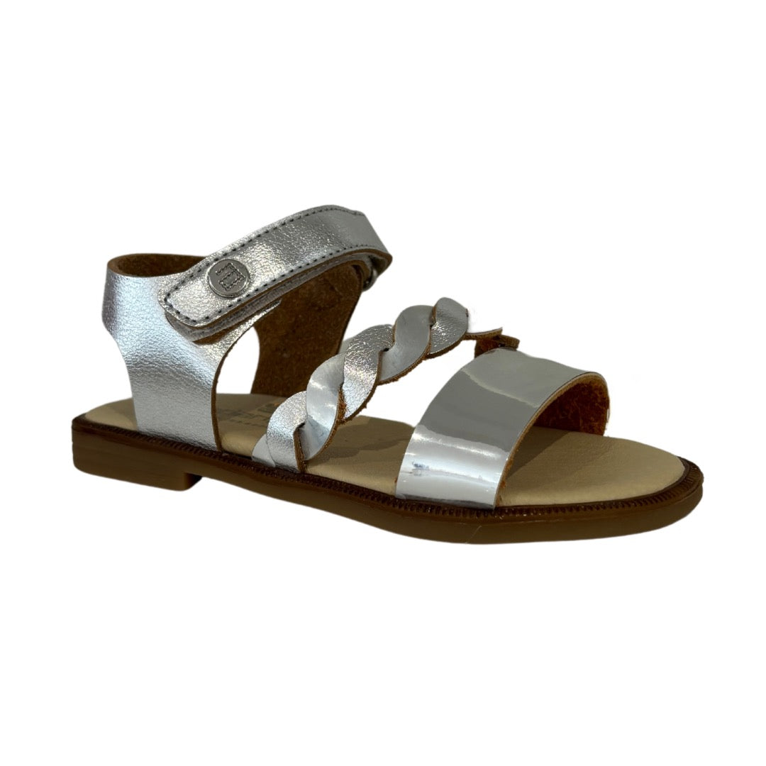 Andanines silver summer sandals for girls - Adora Childrenswear 