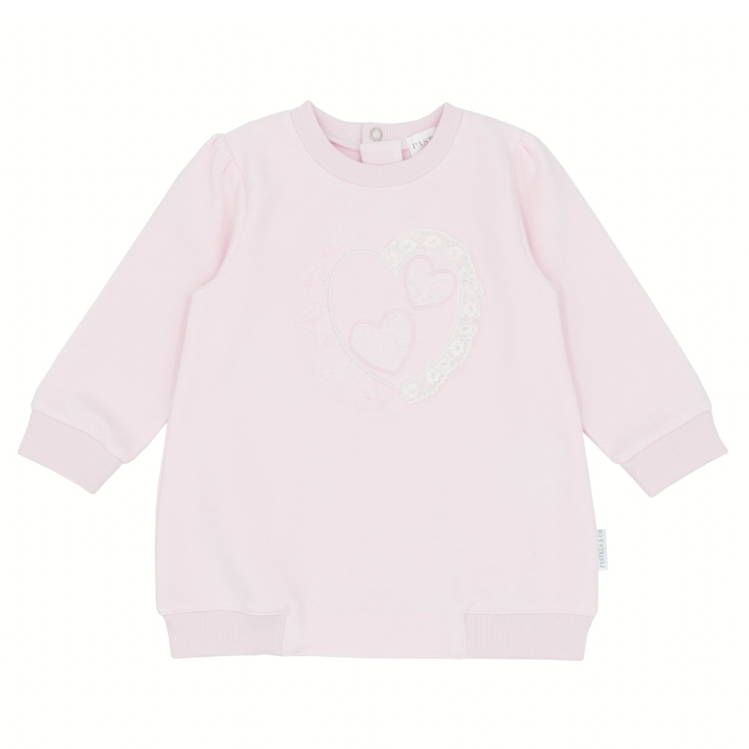 Pastels & co girls pink jumper dress 