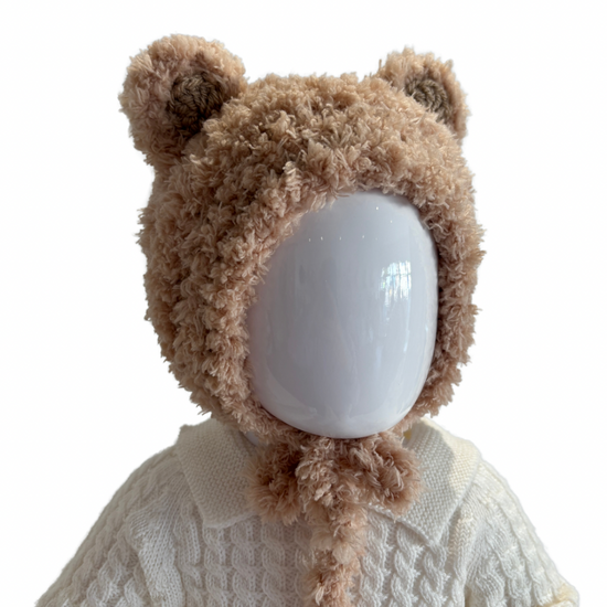 Camel Teddy Bear Crochet Hat 4030