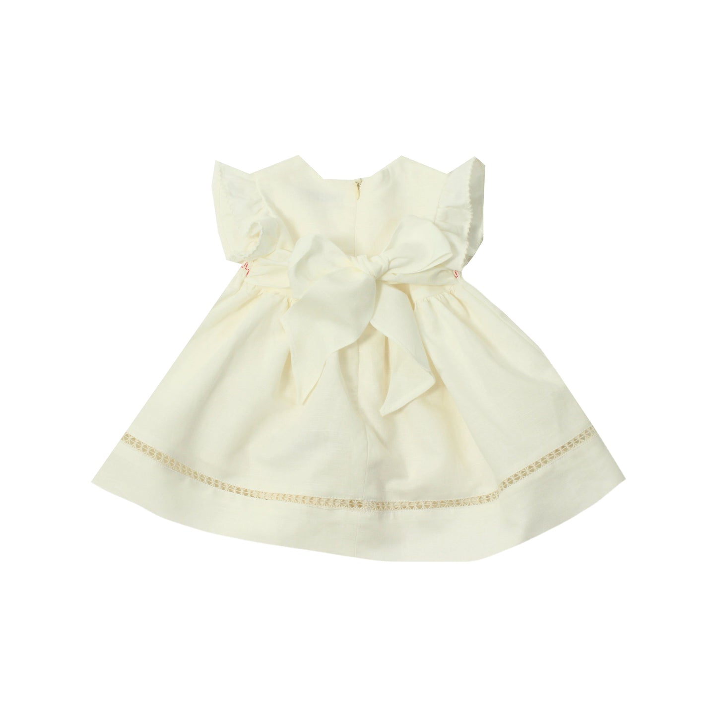 Baby girls cream dress by designer Dr Kid - Adora Childrenswear