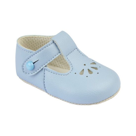 Sky blue baby pram shoes by Babypods - Adora Childrenswear 