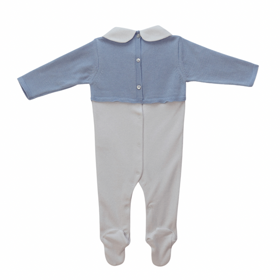 Blue baby grow from Rigola Clothing - Adora Childrenswear 