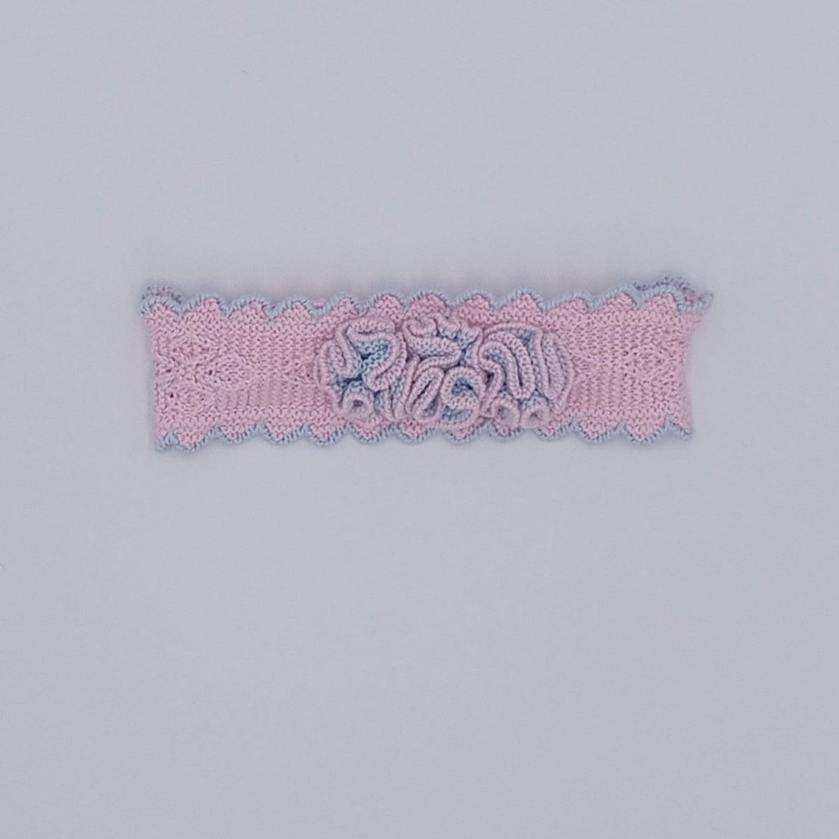 Rahigo SS26 baby pink and blue girls headband 