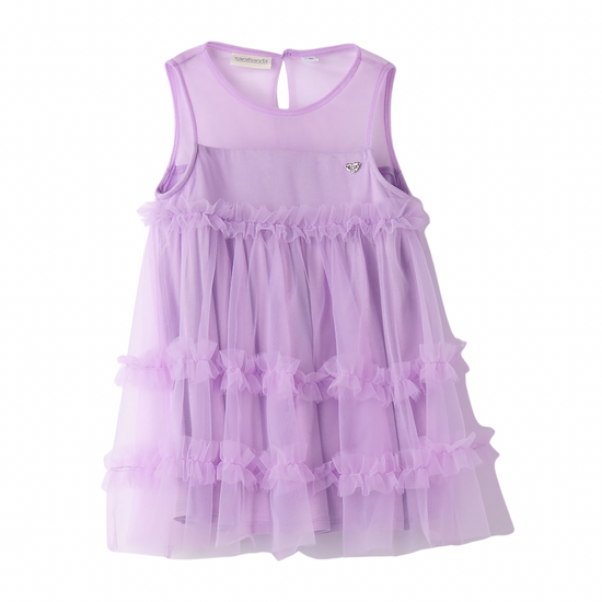 Girls lilac tulle Summer dress by Sarabanda - Adora Childrenswear