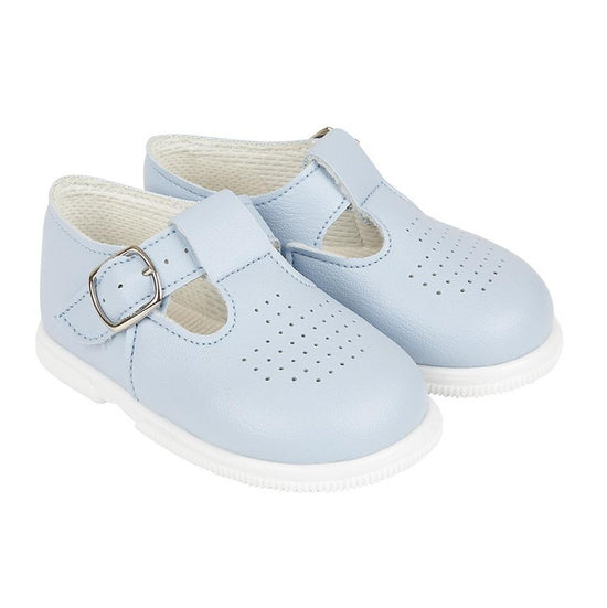 Blue baby first walker shoes by Babypods - Adora Childrenswear