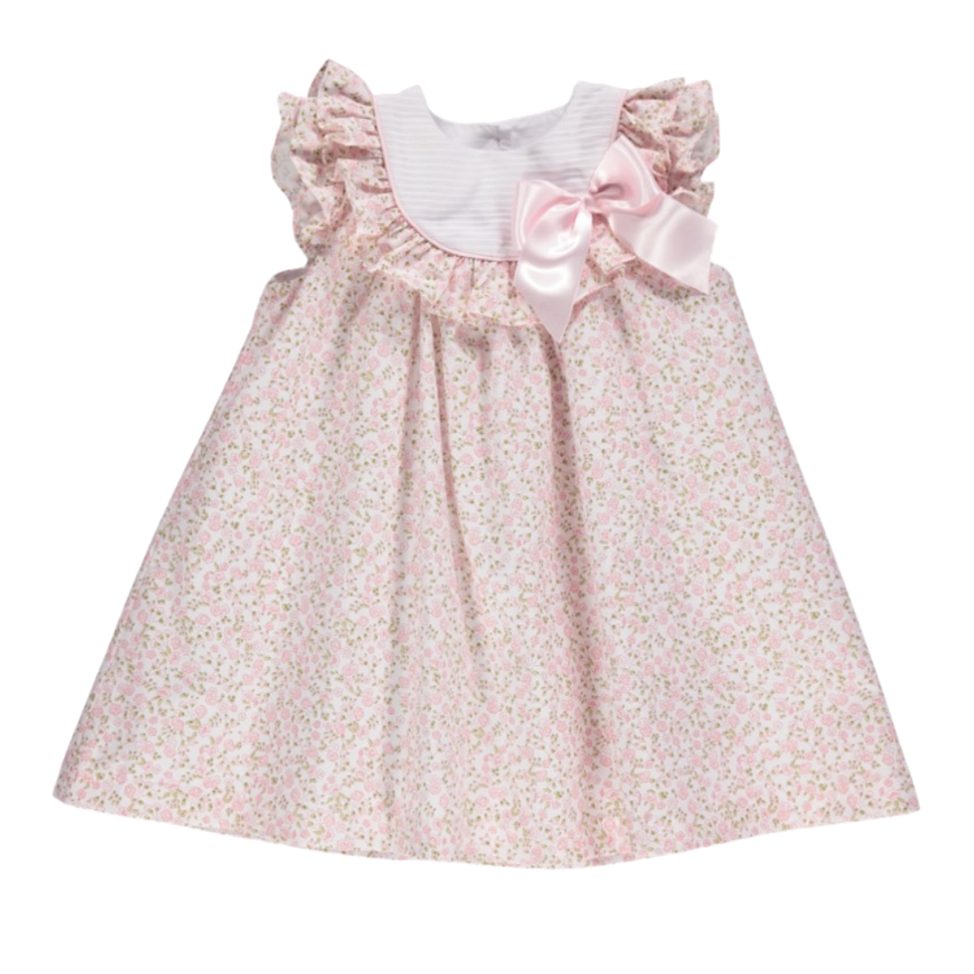 Piccola Speranza pink floral dress for girls - Adora Childrenswear