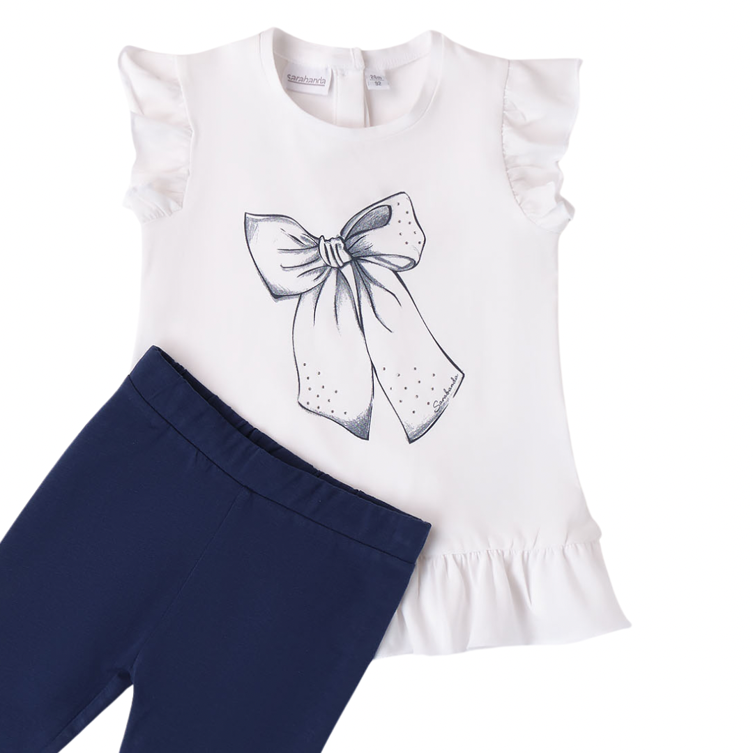 Girls designer leggings and t shirt set - Adora Childrenswear