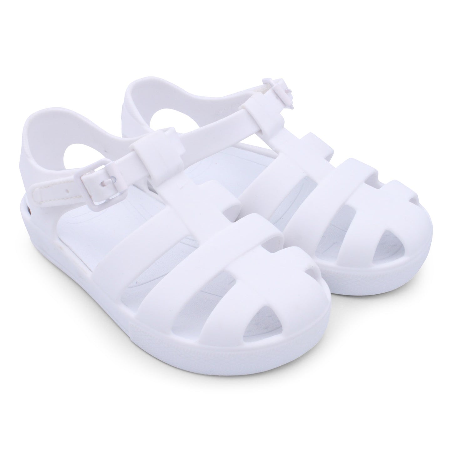 Kiss white summer jelly sandals by Marena - Adora Childrenswear 