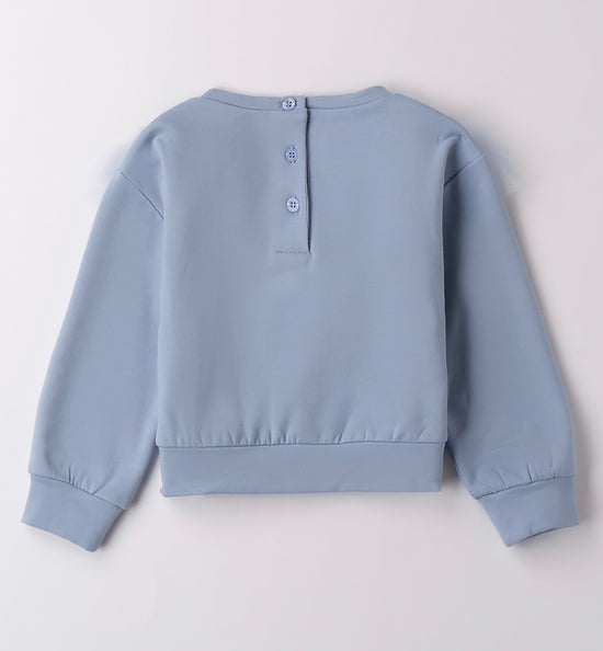 Sarabanda girls blue tulle sweater 