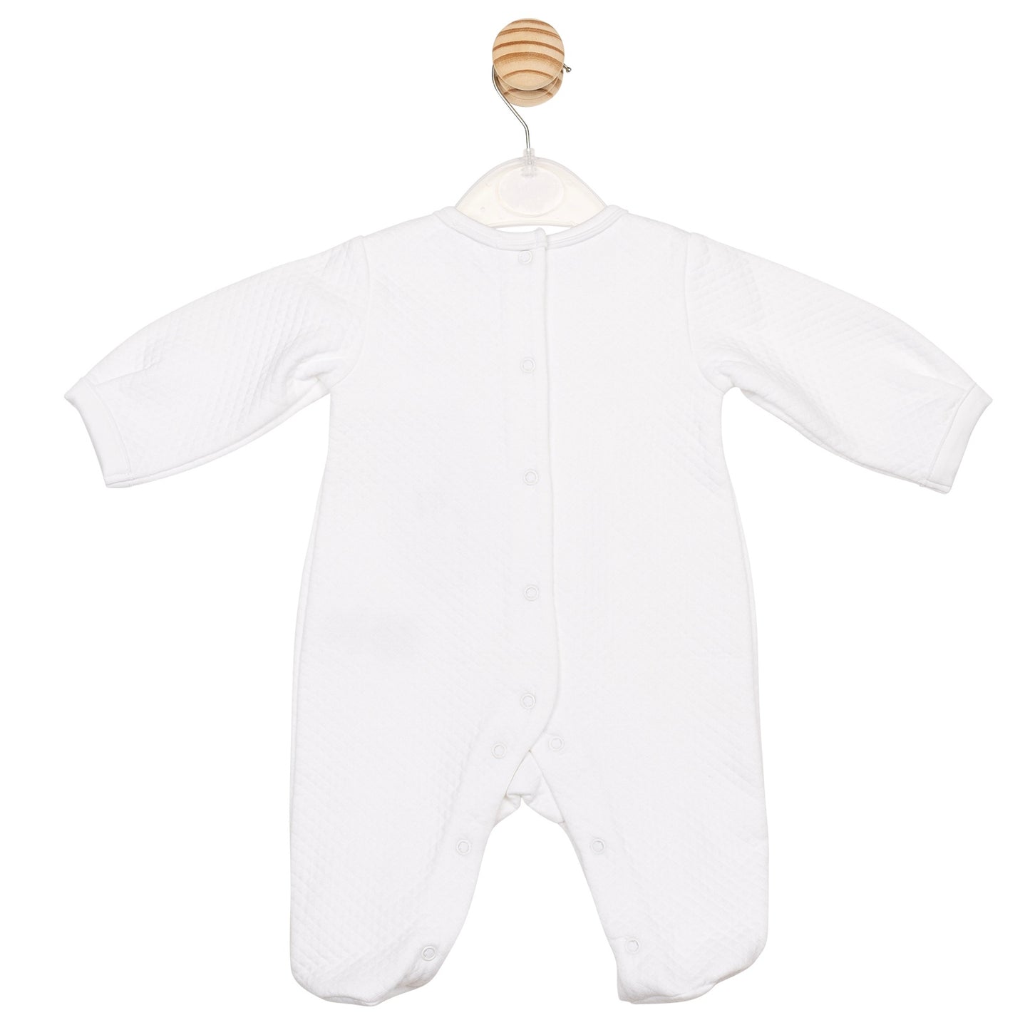 Mintini white unisex all in one babygrow 