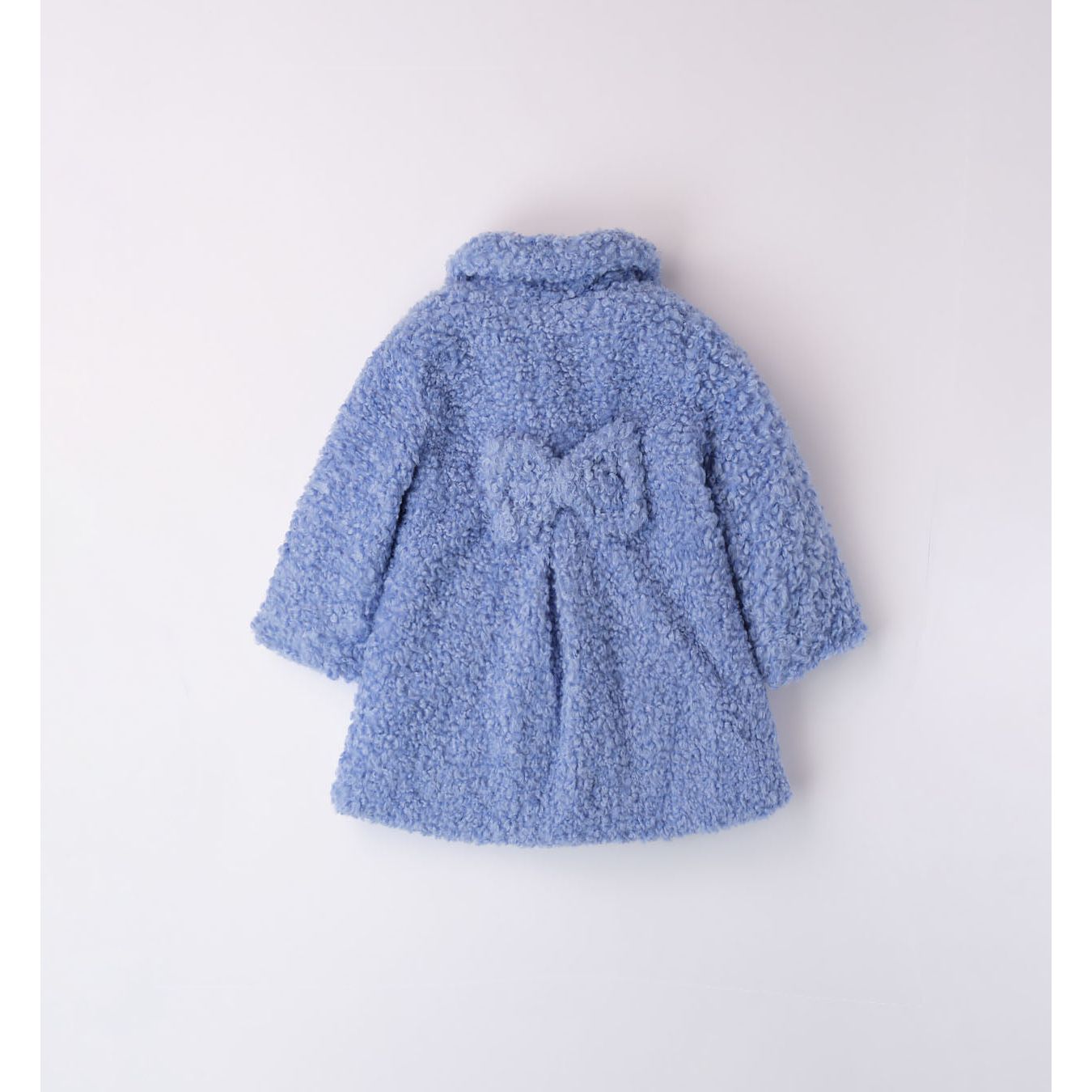 Powder Blue Teddy Coat 3219 - Lala Kids 
