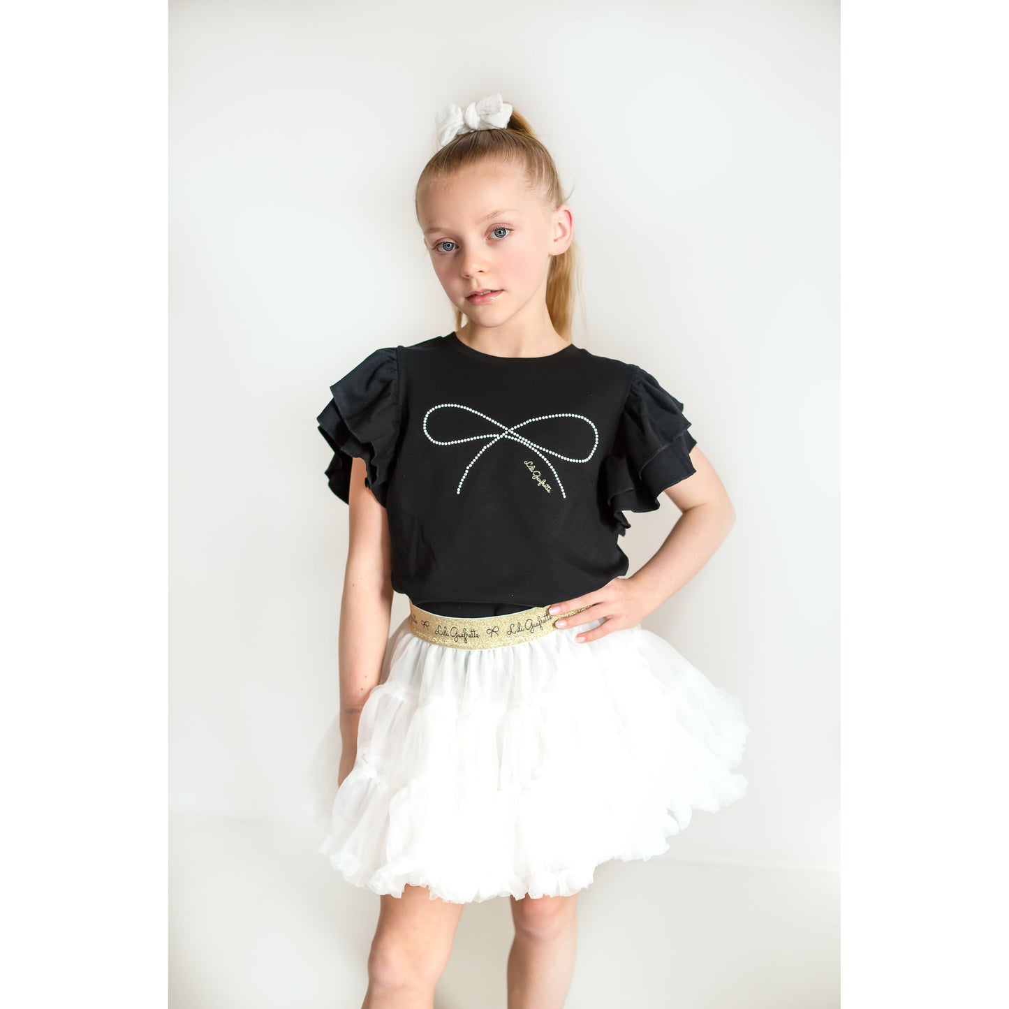 Lily Gaufrette white tutu skirt 