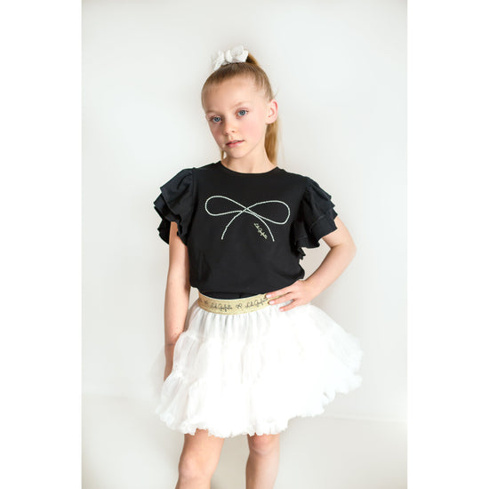 Lily Gaufrette white tutu skirt 