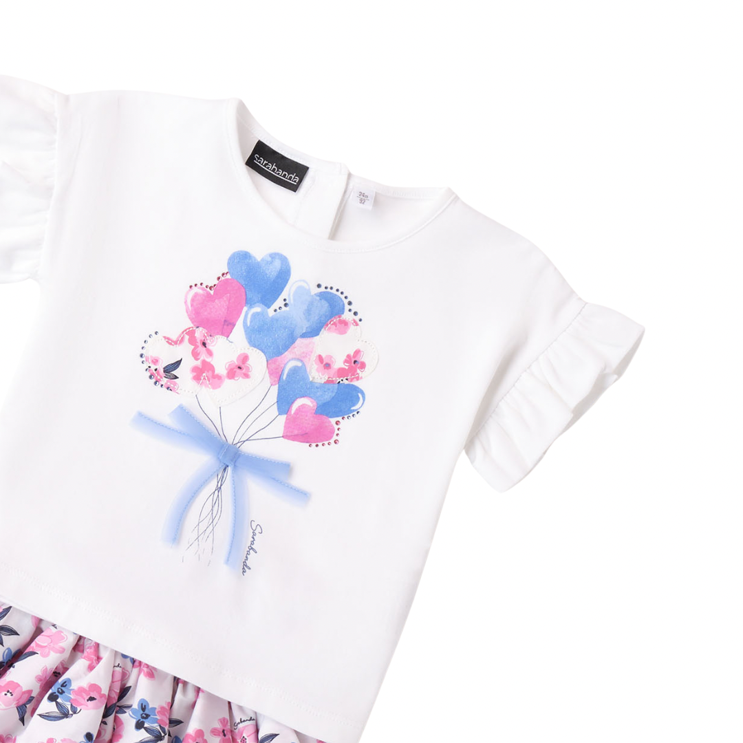 Load image into Gallery viewer, Little girls Summer skirt set - Adora Childrenswear

