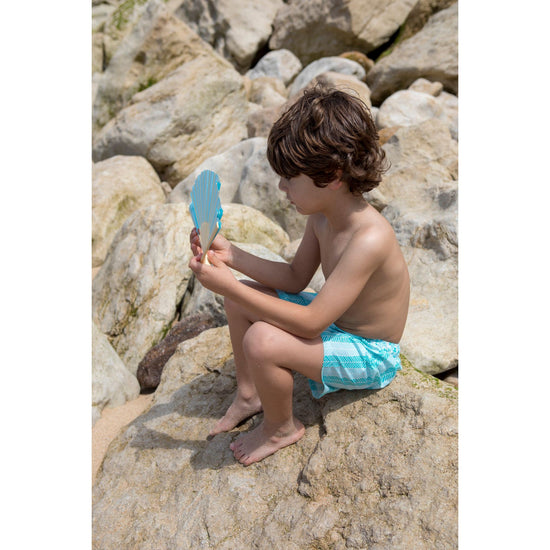 Paperboat boys aqua blue swim shorts - Adora