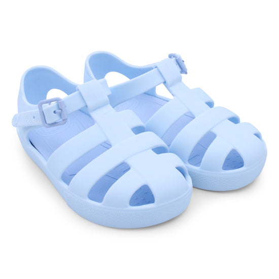 Marena baby blue jelly sandals for kids - Adora Childrenswear 