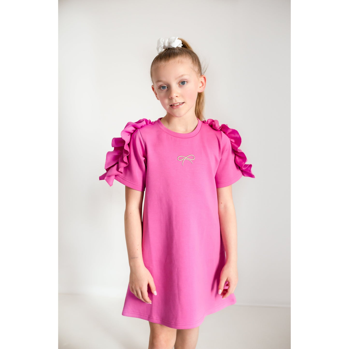 lili gaufrette pink dress Lili Gaufrette Girls Eiffel Charm Pink Dress
