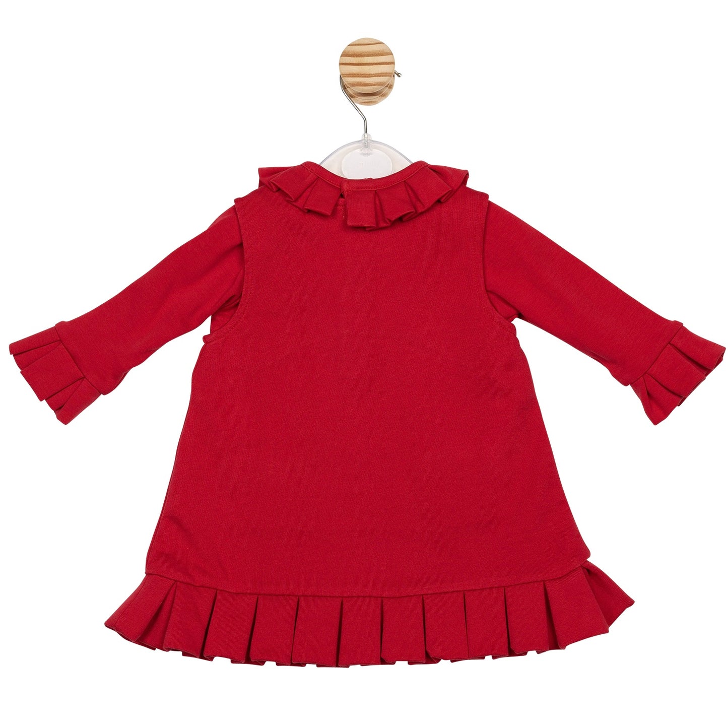 Mintini pleated top and pinafore dress for little girls 