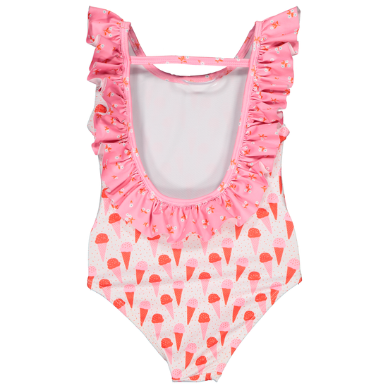 Little girls pink designer swim costume by Paperboat - Adora