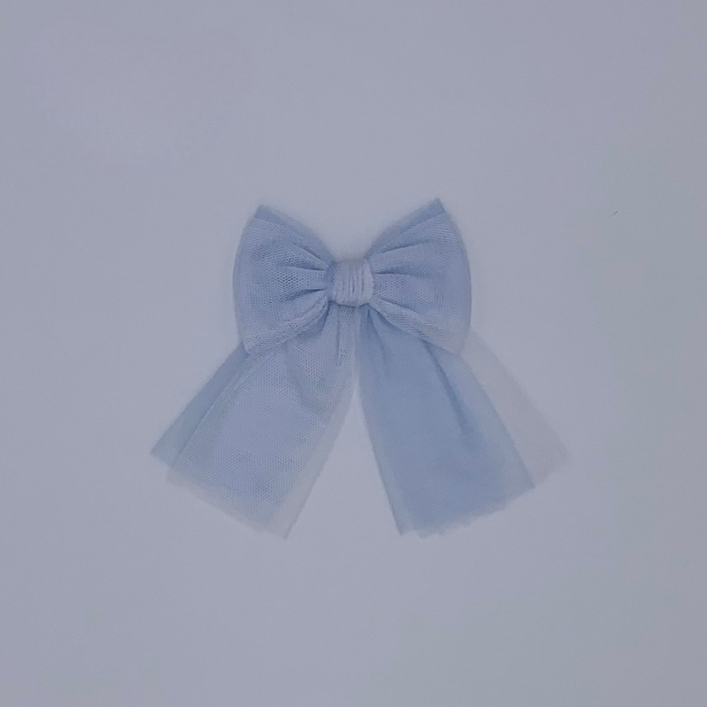 Medium blue tulle girl hair clip from Rahigo - Adora 