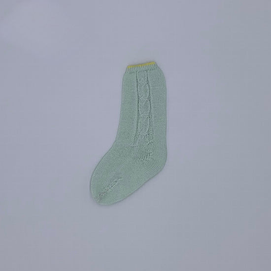 Boys Mint Green Socks 3556