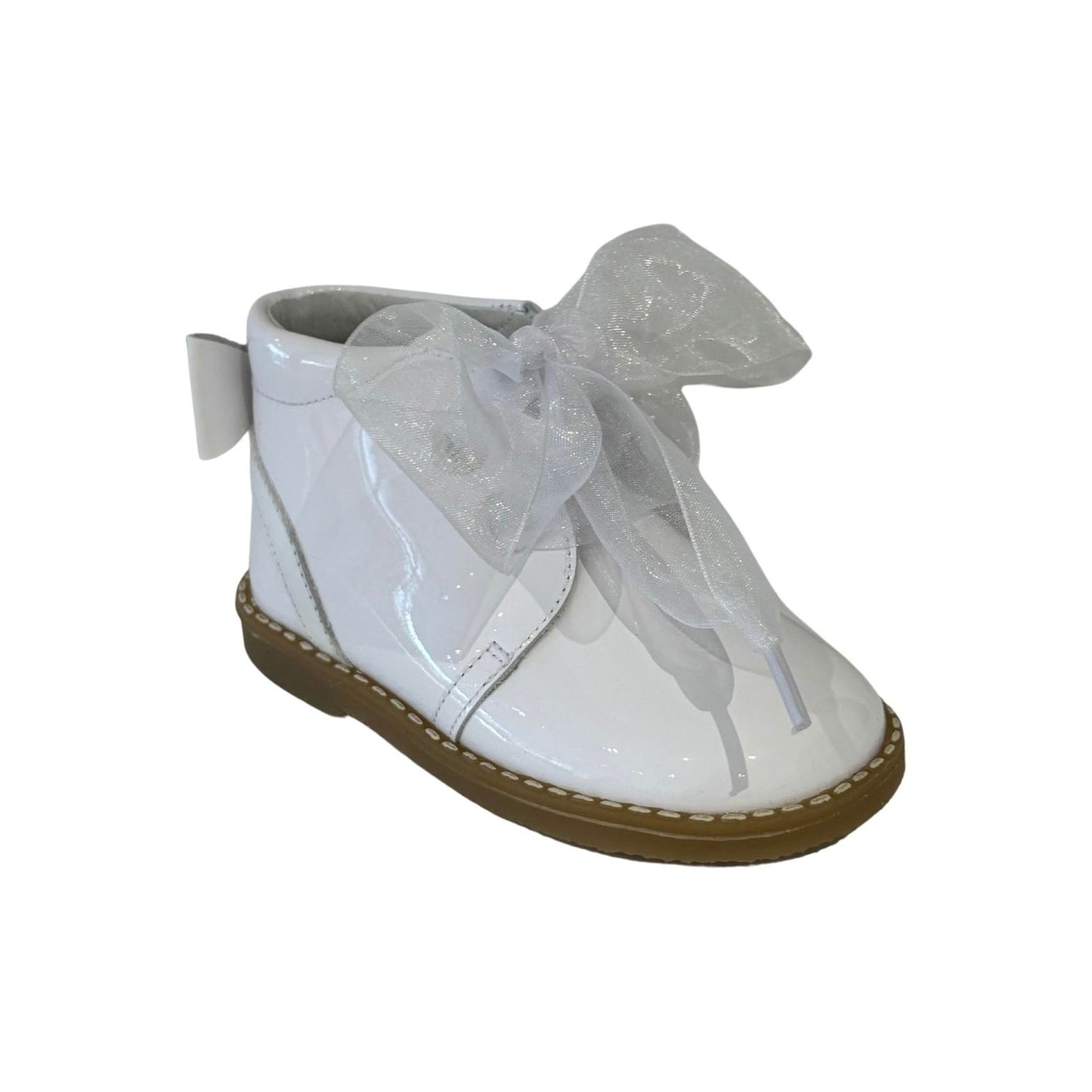 Girls white ankle boots - Andanines