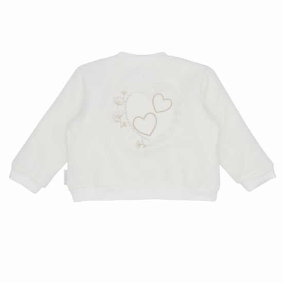 Pastels & Co girls ivory bomber jacket