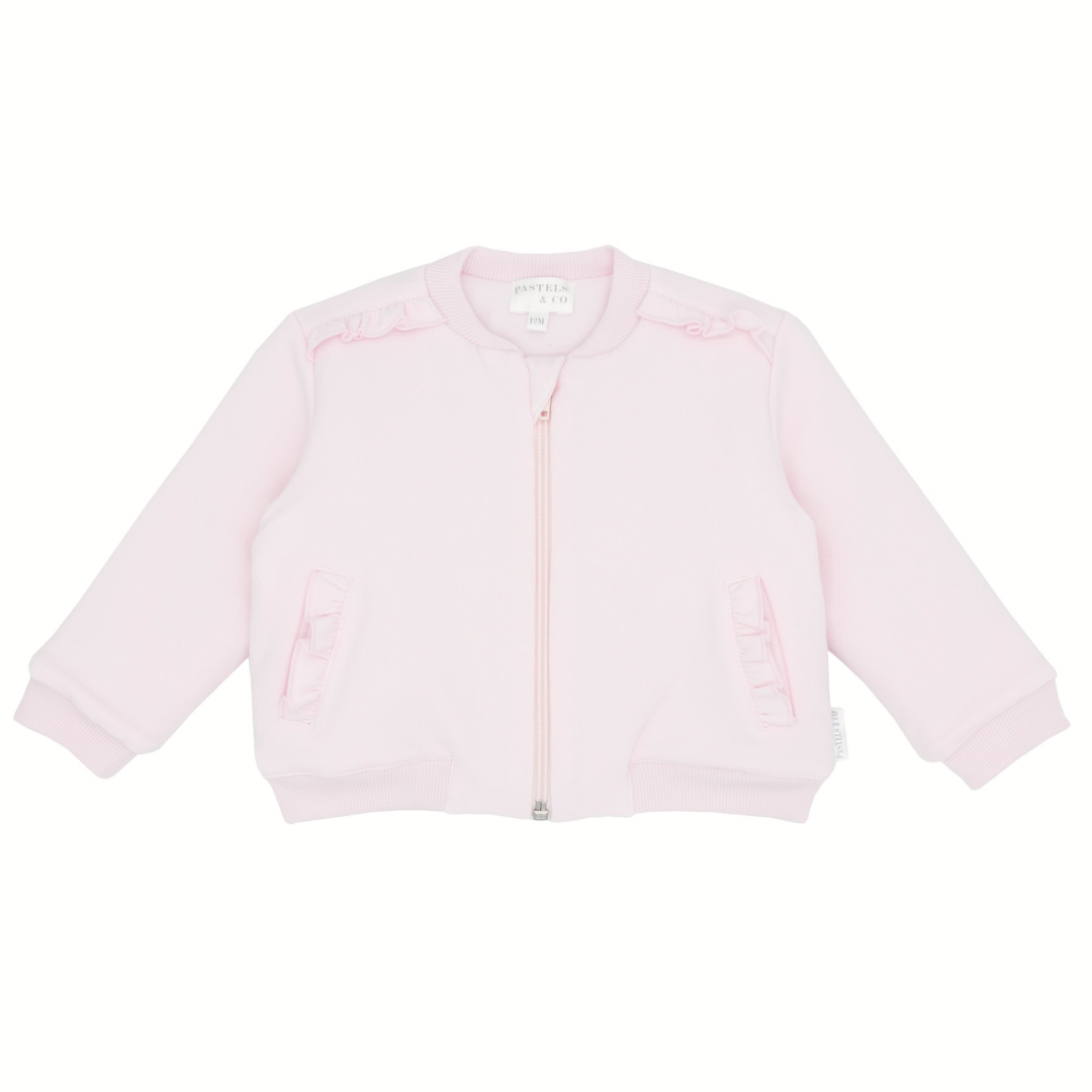 Pastels & co girls pink bomber jacket 