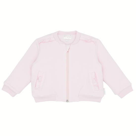 Pastels & co girls pink bomber jacket 
