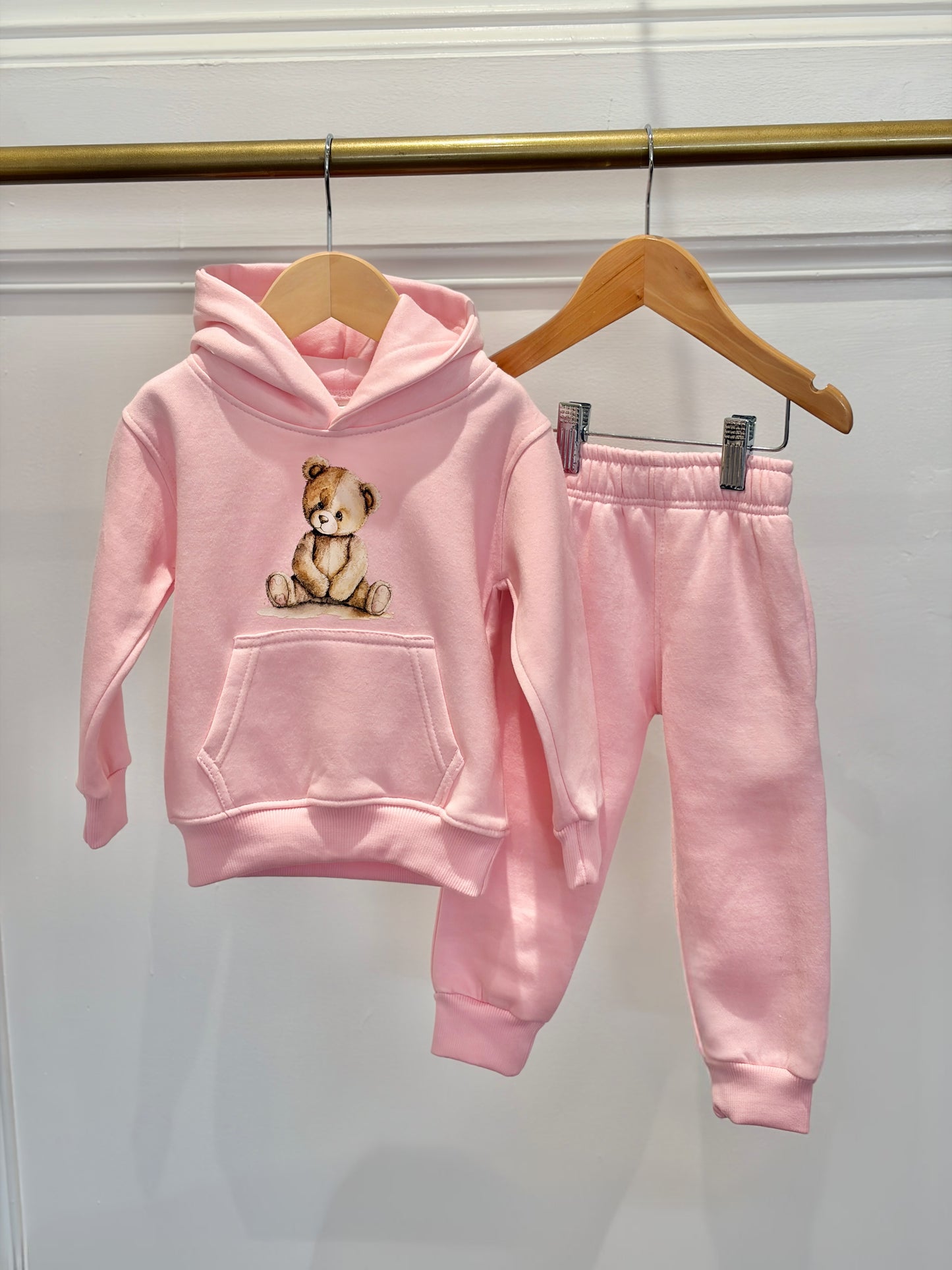Arlo Bear pink tracksuit for girls 