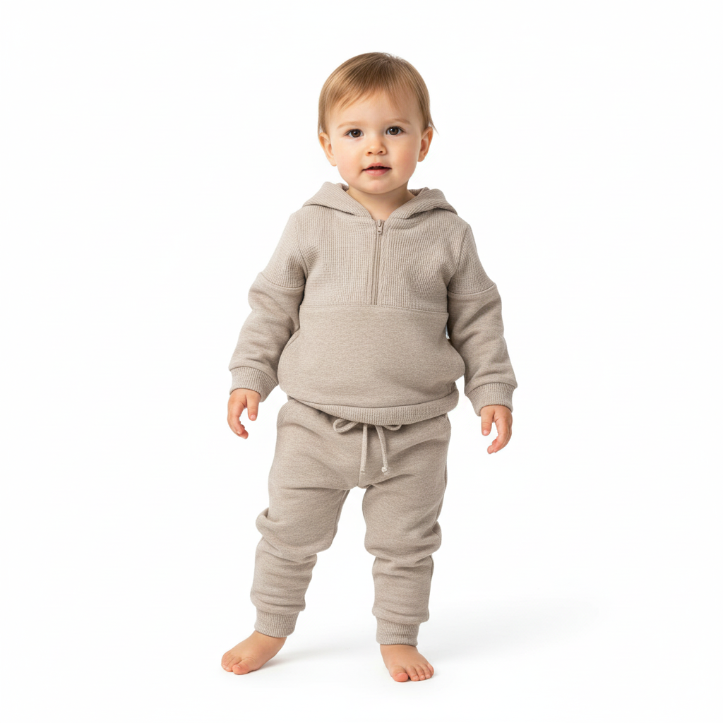 Oatmeal Beige Tracksuit 9523