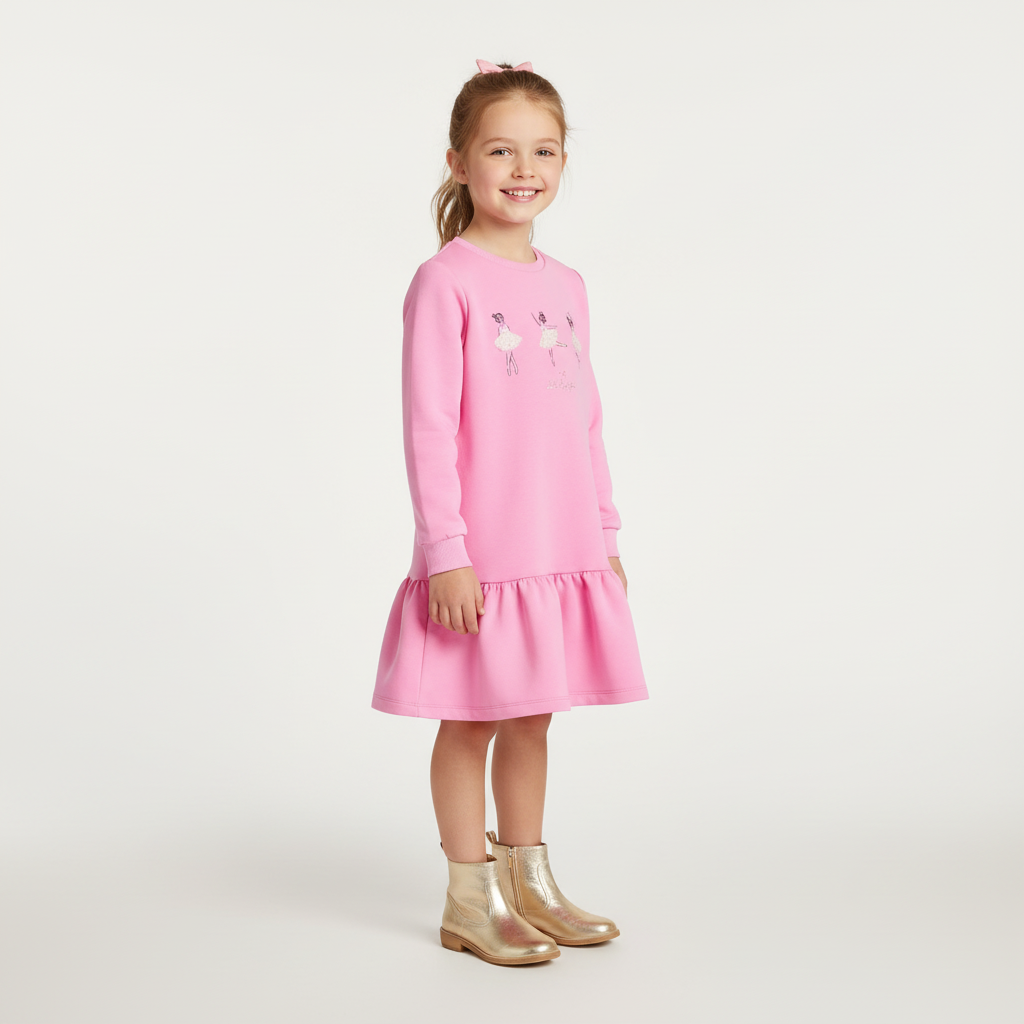 Bubblegum Pink Ballerina Dress 9543